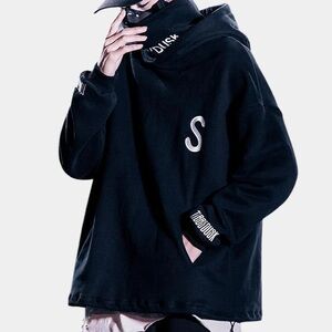 11 by BBS DUSK BORIS BIDJAN SABERI S Logo Ninja Mask Hoodie Sweatshirt